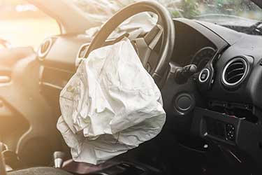 Faulty airbags are often cited as being a defective product after motor vehicle accidents.