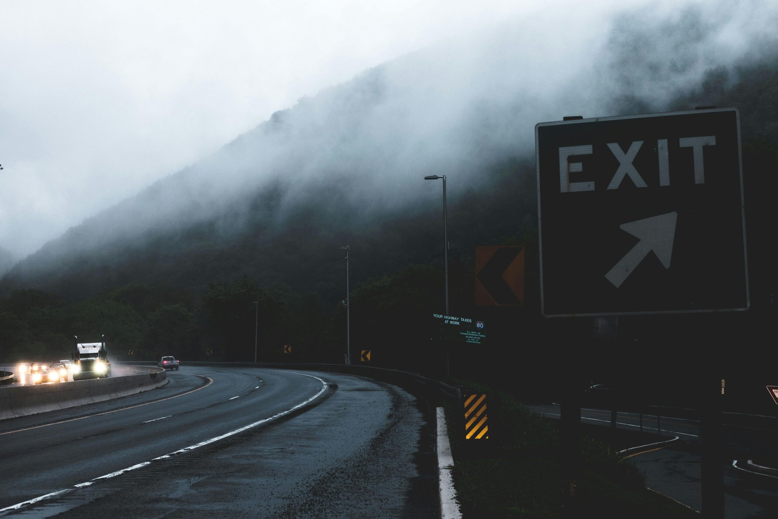An exit off of US 80 near Long Pond, PA.